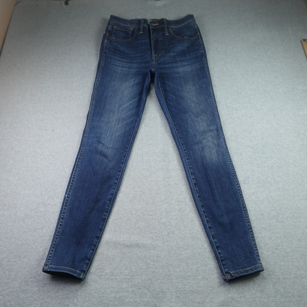 Madewell Jeans Womens 28 Blue 10" High-Rise Skinny Stretch Denim